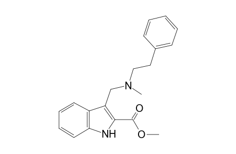 Methyl 3-([methyl(2-phenylethyl)amino]methyl)-1H-indole-2-carboxylate