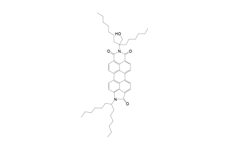 1-(1'-Hexylheptyl)-8-[2"-hexyl-2"-(hydroxymethyl)octyl]-1H-indolo[5',4',3' : 10,5,6]anthra[2,1,9-def]isoquinoline-2,7,9 (8H)-trione