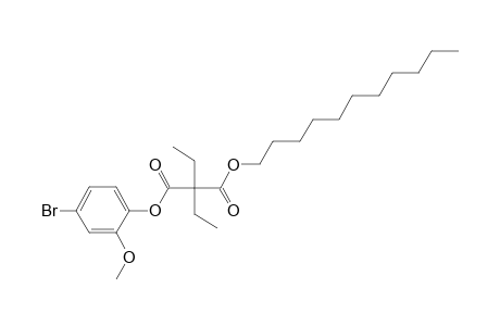 Diethylmalonic acid, 4-bromo-2-methoxyphenyl undecyl ester