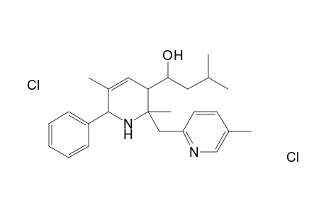 2,5-Dimethyl-2-(5'-methyl-2'-picolyl)-3-(1''-hydroxy-3''-methyl-butyl)-6-phenyl-4,5-didehydropiperidine dihydrochloride