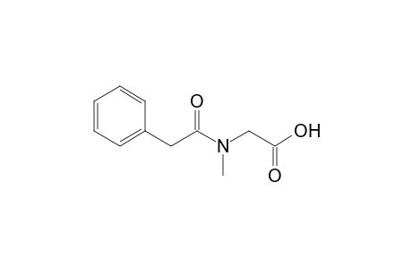 2-[methyl(2-phenylethanoyl)amino]ethanoic acid