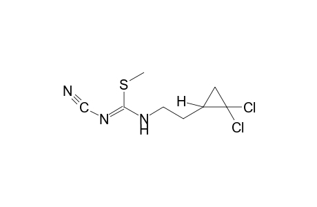 1-cyano-3-[2-(2,2-dichlorocyclopropyl)ethyl]-2-methyl-2-thiopseudourea