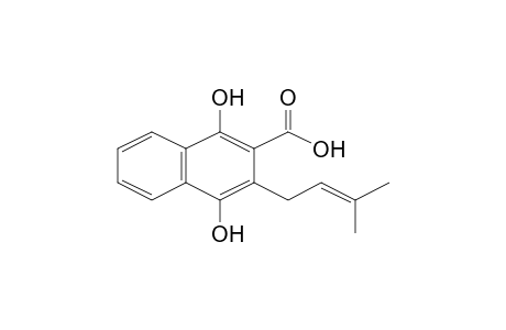 1,4-Dihydroxy-3-(3-methyl-2-butenyl)-2-naphthoic acid