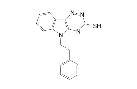 5-(2-phenylethyl)-5H-[1,2,4]triazino[5,6-b]indol-3-yl hydrosulfide