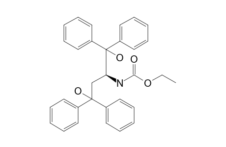 (2S)-2-Ethoxycarbonylamino-1,1,4,4-tetraphenylbutane-1,4-diol