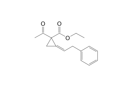 1-(Ethoxycarbonyl)-2-(2'-phenylethylidene)cyclopropyl methyl ketone