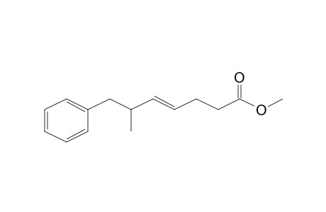 6-Methyl-7-phenylhept-4-enoic acid, methyl ester