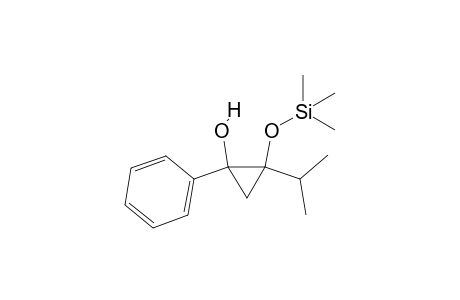 1-phenyl-2-propan-2-yl-2-trimethylsilyloxycyclopropan-1-ol