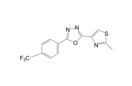 2-(2-Methyl-4-thiazolyl)-5-(alpha,alpha,alpha-trifluoro-p-tolyl)-1,3,4-oxadiazole