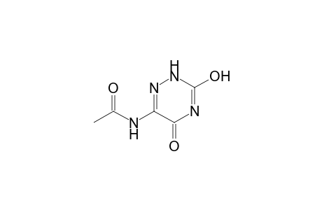 Acetamide, N-(2,3,4,5-tetrahydro-3,5-dioxo-1,2,4-triazin-6-yl)-