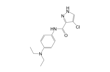 4-chloro-N-[4-(diethylamino)phenyl]-1H-pyrazole-3-carboxamide