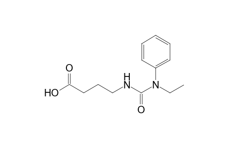 Butanoic acid, 4-[[(ethylphenylamino)carbonyl]amino]-