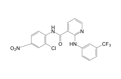 2'-Chloro-4'-nitro-2-(alpha,alpha,alpha-trifluoro-m-toluidino)nicotinanilide