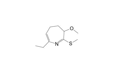 3-Methoxy-7-ethyl-2-methylsulfanyl-4,5-dihydro-3H-azepine