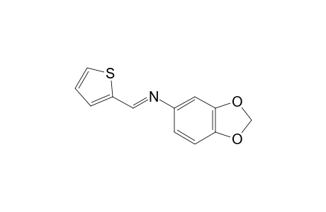 3,4-(methylenedioxy)-N-(2-thenylidene)aniline