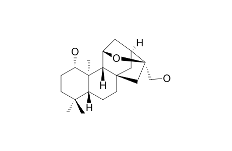 ISODOGLUTINOSIN-B;1-ALPHA,17-DIHYDROXY-11-BETA,16-BETA-EPOXY-ENT-KAURANE