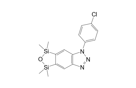 1-(4-Chlorophenyl)-5,6-oxadisilole fused benzotriazole