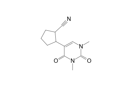 2-(1,2,3,4-Tetrahydro-1,3-dimethyl-2,4-dioxo-5-pyrimidinyl)-cyclopentanecarbonitrile