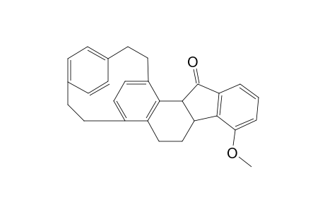 3b,8b,9,10-Tetrahydro-8-methoxy-4H-indeno[1,2-c][2.2]-(1,4)-naphthalen-4-ona-paracyclophane