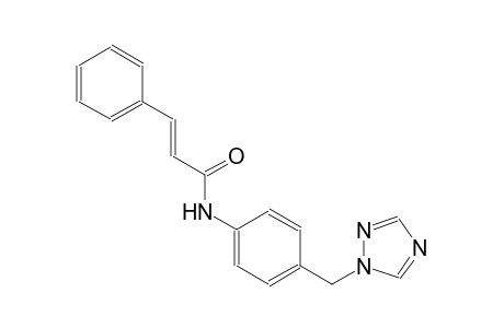 2-propenamide, 3-phenyl-N-[4-(1H-1,2,4-triazol-1-ylmethyl)phenyl]-, (2E)-