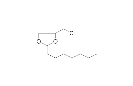 1,3-Dioxolane, 2-heptyl-4-chloromethyl-