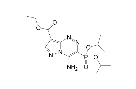 4-HYDROXY-3-DIISOPROPYLPHOSPHONATOPYRAZOLO-[3,2-C]-[1,2,4]-TRIAZIN-8-YL-CARBOXYLIC-ACID-ETHYLESTER