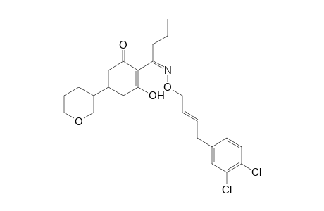 2-Cyclohexen-1-one, 2-[1-[[[4-(3,4-dichlorophenyl)-2-butenyl]oxy]imino]butyl]-3-hydroxy-5-(tetrahydro-2H-pyran-3-yl)-