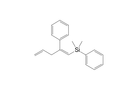 (Z)-2-Phenyl-1-(dimethylphenylsilyl)-1,4-pentadiene