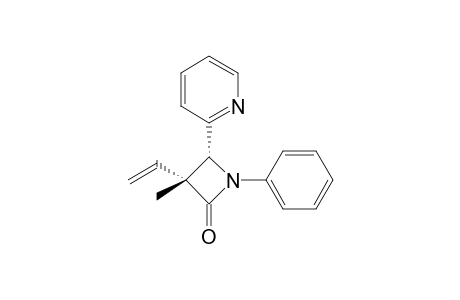 (3R,4R)-3-Methyl-1-phenyl-4-pyridin-2-yl-3-vinyl-azetidin-2-one