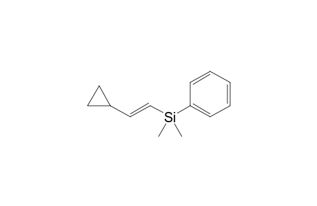 (E)-(2-Cyclopropylvinyl)dimethyl(phenyl)silane