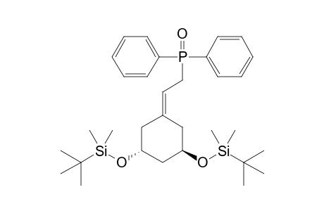 tert-Butyl-[(1R,3R)-3-[tert-butyl(dimethyl)silyl]oxy-5-(2-diphenylphosphorylethylidene)cyclohexoxy]-dimethyl-silane