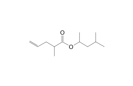 4-Pentenoic acid, 2-methyl-, 4-methyl-2-pentyl ester