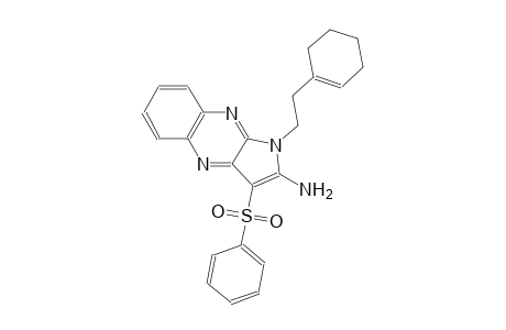 1-[2-(1-cyclohexen-1-yl)ethyl]-3-(phenylsulfonyl)-1H-pyrrolo[2,3-b]quinoxalin-2-amine