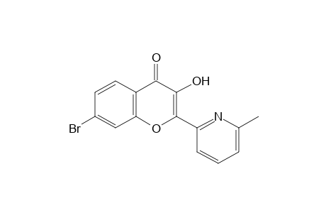 7-bromo-3-hydroxy-2-(6-methyl-2-pyridyl)chromone