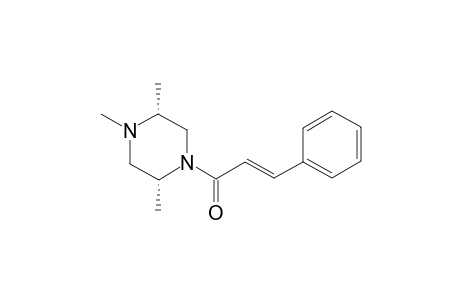 NIGERAZINE-A;N-METHYL-(CIS)-2,5-DIMETHYL-N'-CINNAMOYL-PIPERAZINE