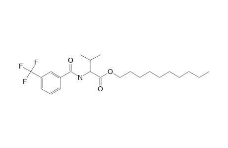 L-Valine, N-(3-trifluoromethylbenzoyl)-, decyl ester