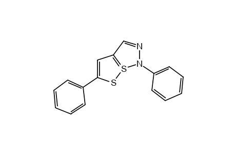 1,5-diphenyl-[1,2]dithiolo[5,1-e][1,2,3]thiadiazole-7-S IV