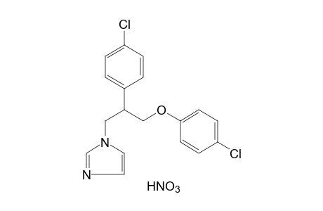 1-[3-(p-chlorophenoxy)-2-(p-chlorophenyl)propyl]imidazole, mononitrate