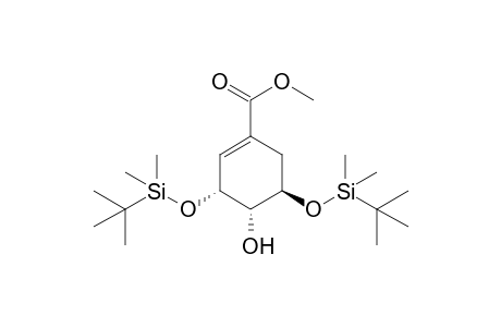 METHYL-(3R,4R,5R)-3,5-BIS-[(TERT.-BUTYL)-DIMETHYLSILYLOXY]-4-HYDROXYCYXLOHEX-1-ENE-1-CARBOXYLATE