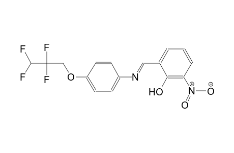 phenol, 2-nitro-6-[(E)-[[4-(2,2,3,3-tetrafluoropropoxy)phenyl]imino]methyl]-