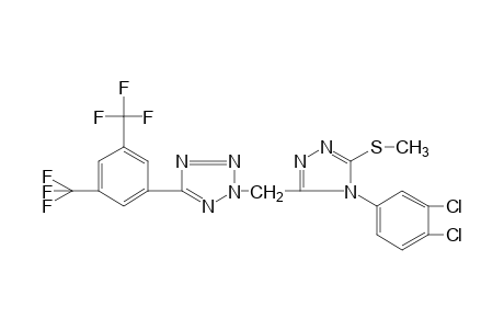 2-{[4-(3,4-dichlorophenyl)-5-(methylthio)-4H-1,2,4-triazol-3-yl]methyl}-5-(alpha,alpha,alpha,alpha',alpha',alpha'-hexafluoro-3,5-xylyl)-2H-tetrazole