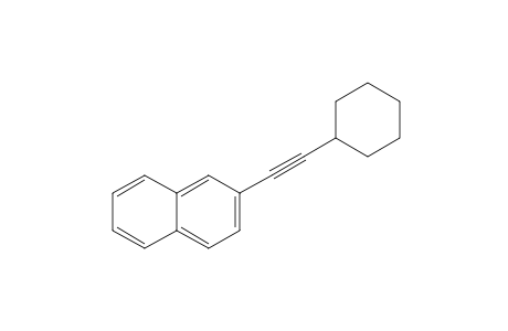 2-Cyclohexyl-1-(2-naphthyl)ethyne