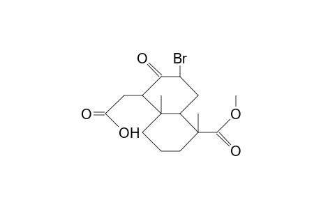 19-Methyl-hydrogen-7.alpha.-bromo-8-oxo-13,14,15,16,17-pentanorlabdane-12,19-dioate