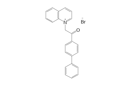 1-(p-phenylphenacyl)quinolinium bromide