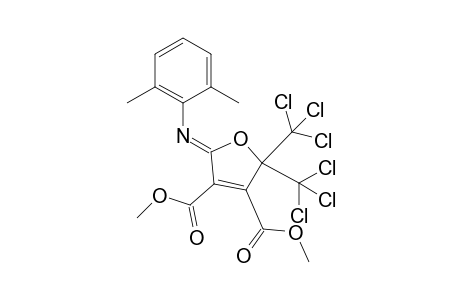 DIMETHYL-5-[(2,6-DIMETHYLPHEYL)-IMINO]-2,2-BIS-(TRICHLOROMETHYL)-2,5-DIHYDROFURAN-3,4-DICARBOXYLATE