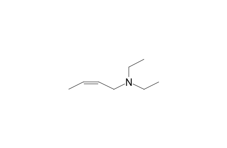 (2Z)-N,N-Diethyl-2-buten-1-amine