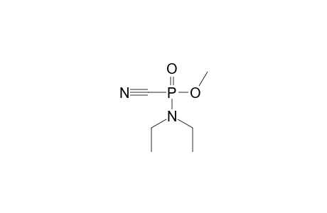 O-methyl N,N-diethyl phosphoramidocyanidate