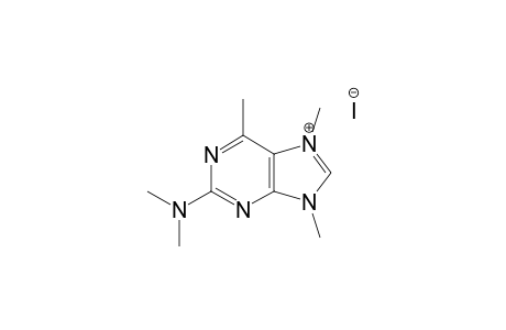 2-(DIMETHYLAMINO)-6,7,9-TRIMETHYLPURINIUM-IODIDE