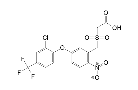 Acetic acid, [[[5-[2-chloro-4-(trifluoromethyl)phenoxy]-2-nitrophenyl]methyl]sulfonyl]-