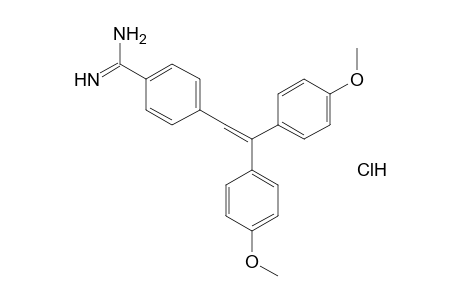 p-[2,2-bis(p-methoxyphenyl)vinyl]benzamidine, hydrochloride